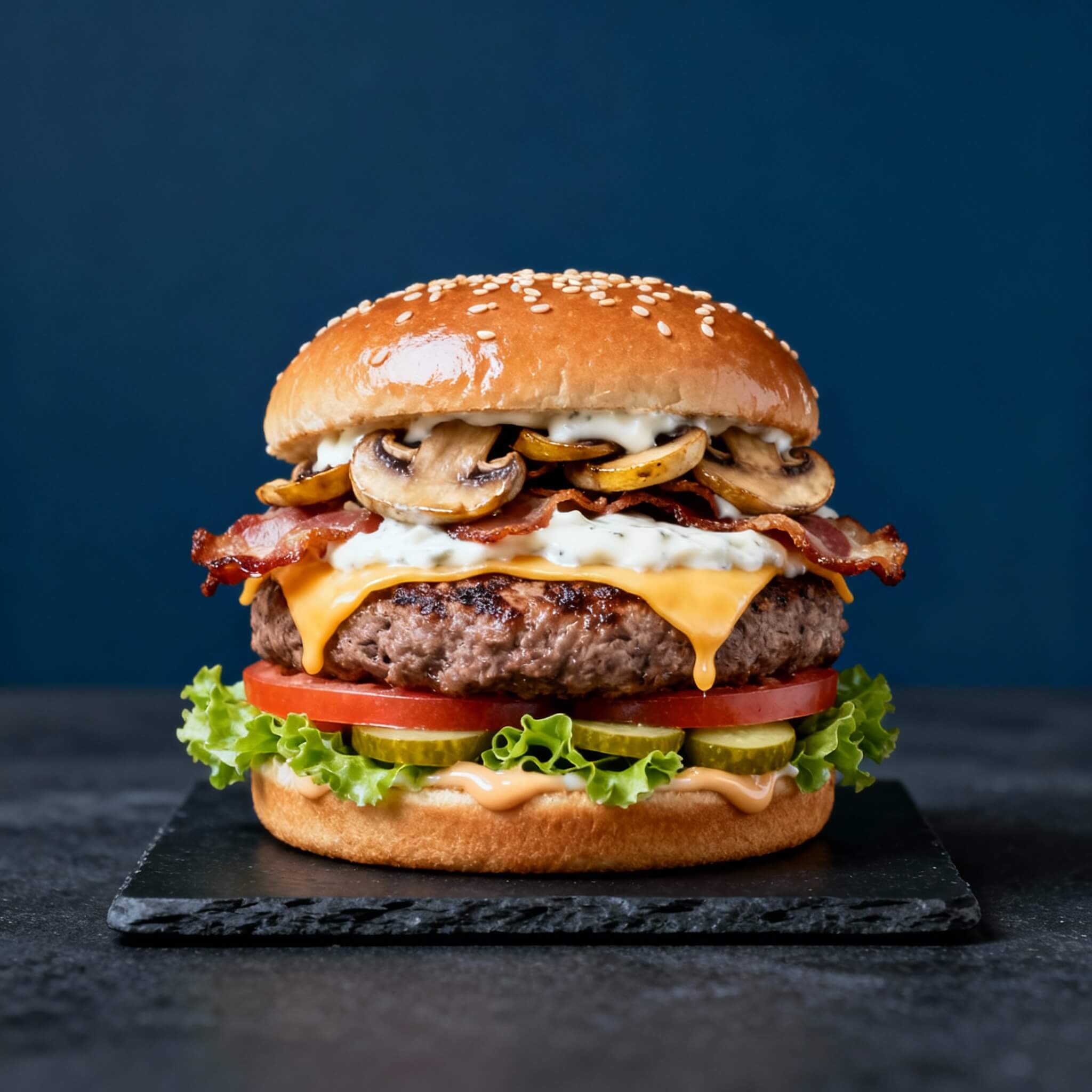 Creativo hamburguesa