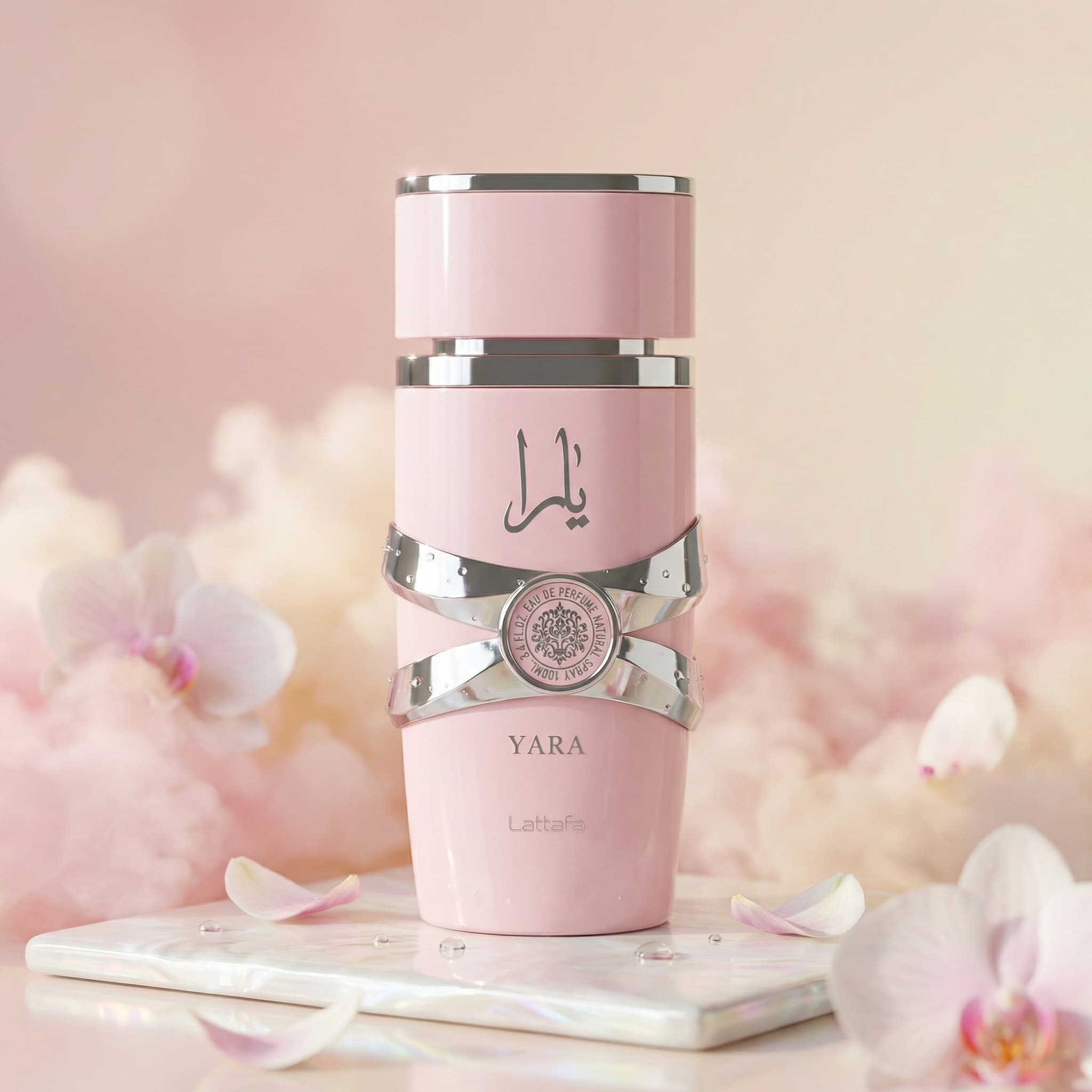 Creativo perfume rosado